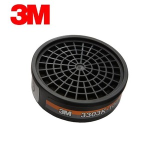 3M 3303K-100 ตลับกรองไอระเหยสารอินทรีย์และกรดแก๊ส (ใช้คู่กับหน้ากาก 3M รุ่น 3200)