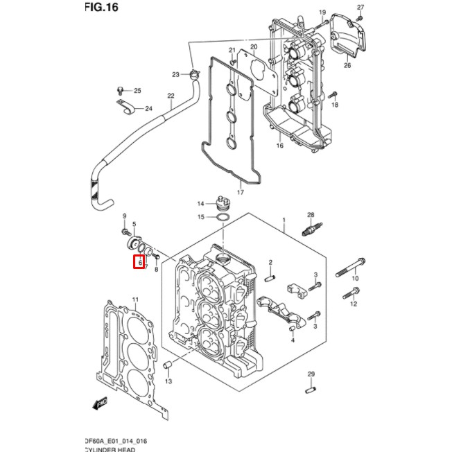 09280-22019-000 O RING,D:1.9,ID:21.8 โอริง เครื่องยนต์เรือซุซุกิ Suzuki Outboard 09280-22019 0928022