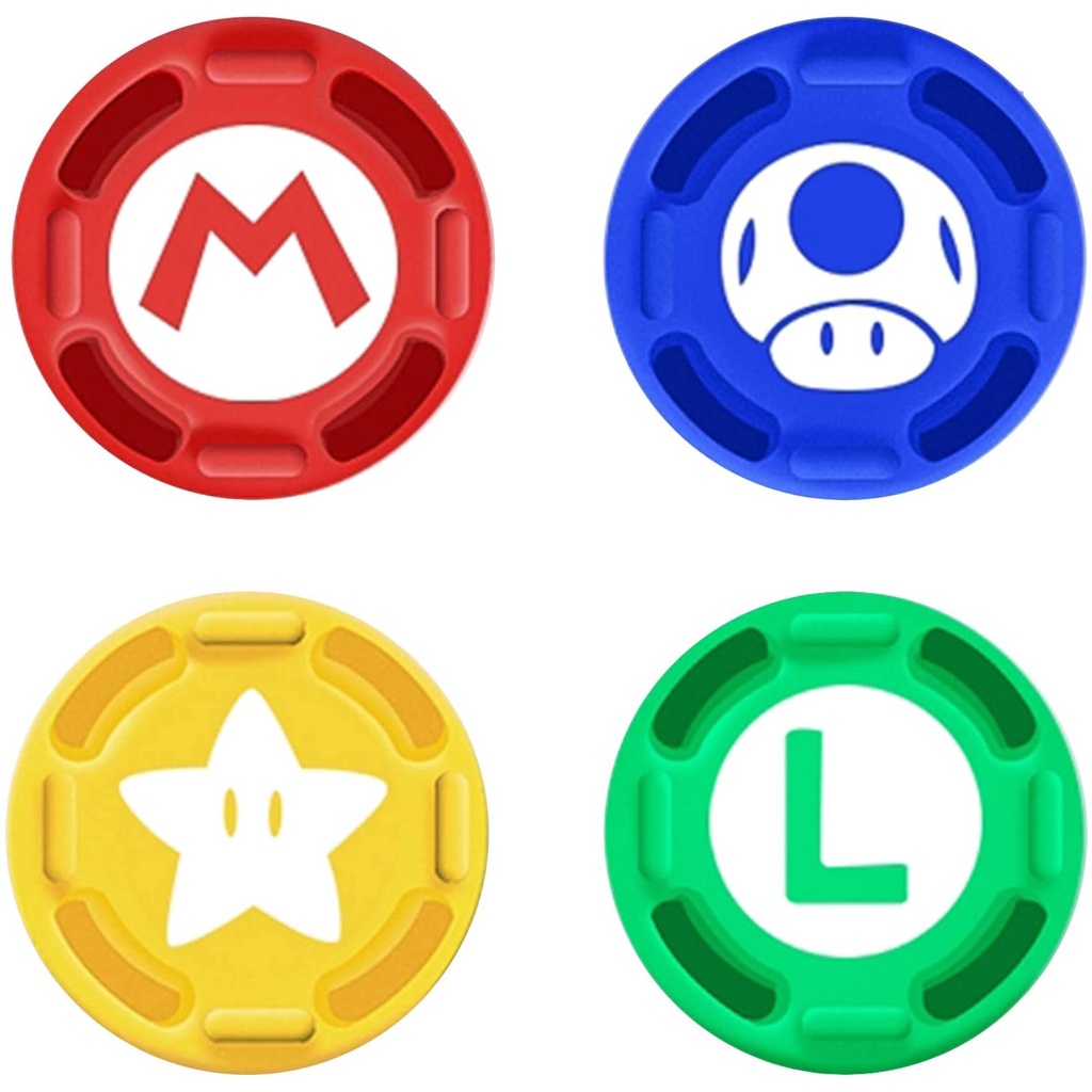 ปลอกซิลิโคนครอบปุ่มกดจอยสติ๊ก 4 ชิ้นสําหรับ Nintendo Switch Joy-Con Controller/Switch Lite Limited Edition