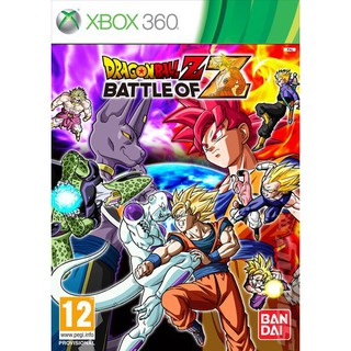 Dragon ball Battle of Z xbox360 NTSC-Uแผ่นเกมส์Xbox360 Dragonball แผ่นไรท์เล่นได้กับเครื่องที่แปลงระบบแล้ว