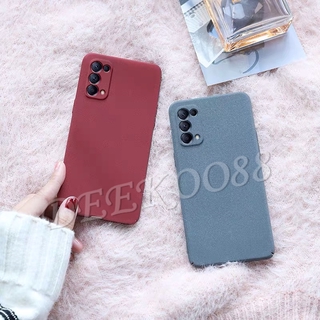 เคสโทรศัพท์ OPPO Reno5 Pro 5G Phone Case Matte Silicone Soft Case Ultra Slim Full Cover เคส OPPO Reno5 Casing