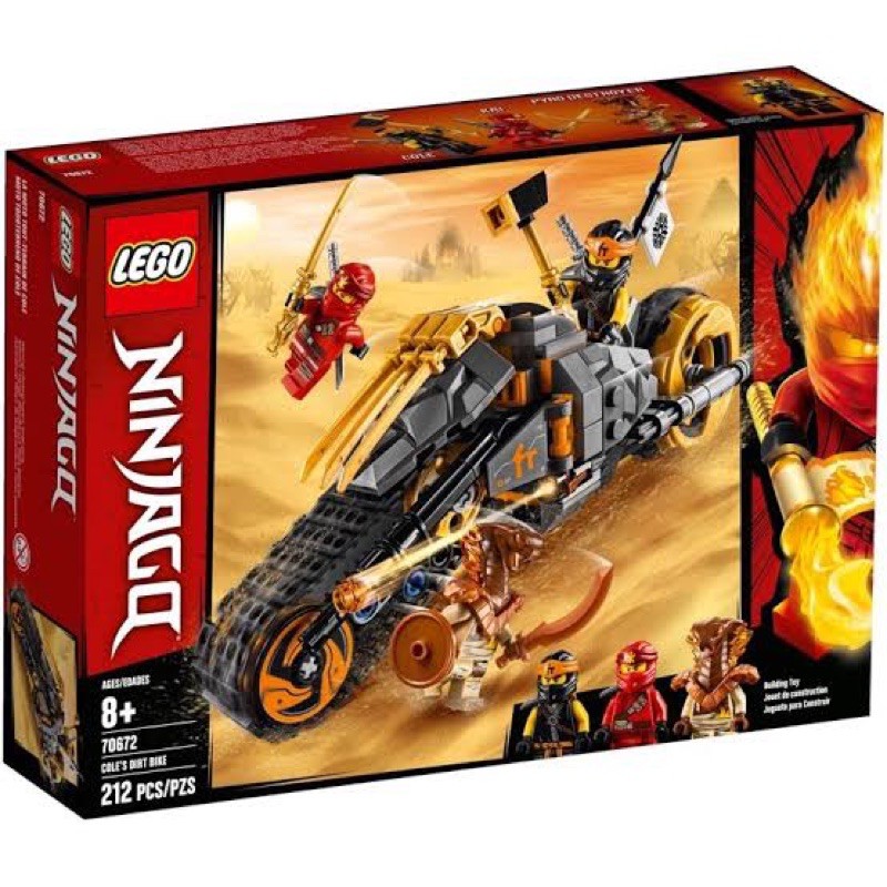 LEGO Ninjago 70672 Cole's Dirt Bike ของใหม่ ของแท้💯