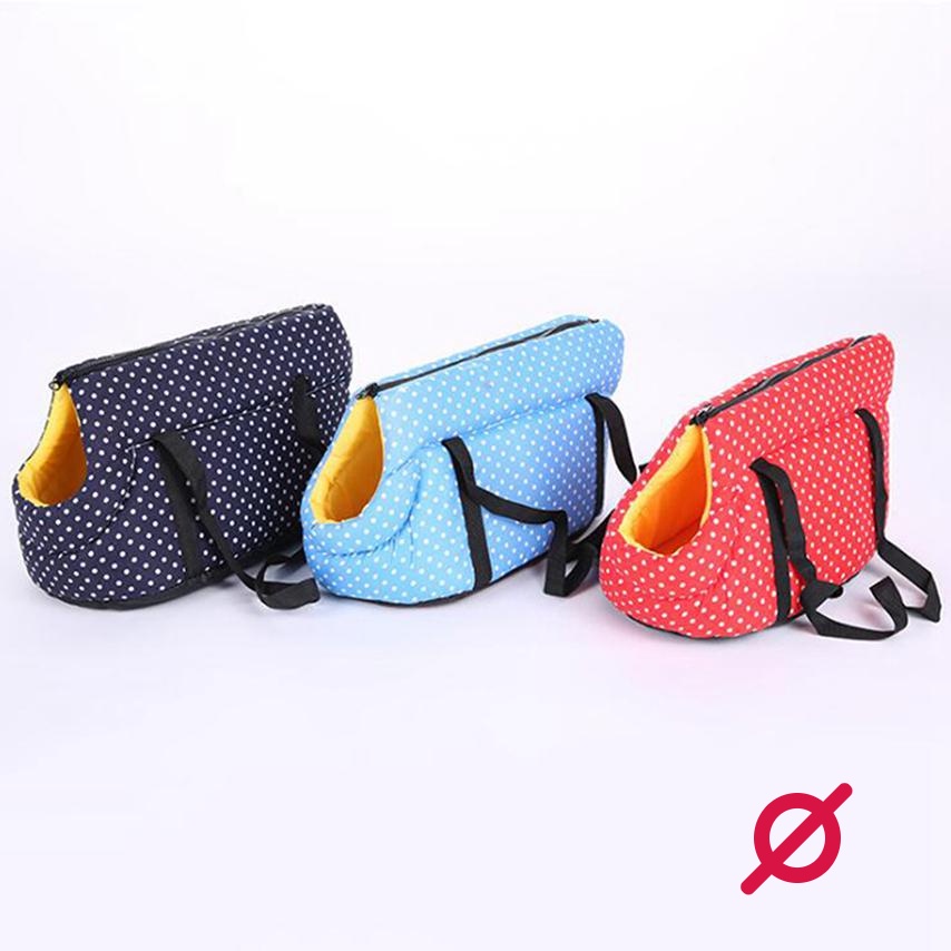 Puppy Pet Carrier Bag Dog Cat Carrier 1PC Travel กันกระแทกแบบพกพา Tote Polka Dots พิมพ์