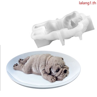 แม่พิมพ์ซิลิโคน shar pei dog 3 d สําหรับทําเค้กช็อคโกแลตเบเกอรี่