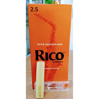 ลิ้นแซกโซโฟน อัลโต้ RICO เลือกขนาด เบอร์ 2.5 / เบอร์ 3 (ราคา/อัน)