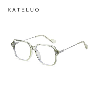 [พร้อมกล่อง] Kateluo 1819 TR90 กรอบแว่นตา โลหะผสม ผู้ชายและผู้หญิง สายตาสั้น ย้อนยุค ใบสั่งแพทย์ แว่นตาป้องกันแสงสีฟ้า แฟชั่น แว่นตาออปติคอล สําหรับผู้ชายและผู้หญิง