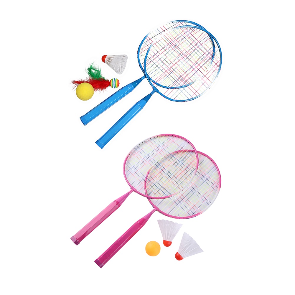 ไม้แบดมินตันrofessional Badminton Rackets Set Children Kids Sort ...
