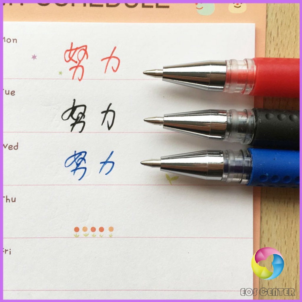 Eos Center ปากกาเจล คลาสสิค 0.5 มม. แดง น้ำเงิน ดำ  Gel pen - รูปที่ 3