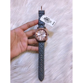 MK2619 MICHAEL KORS Norie Rose Gold Tone Dial Ladies Leather Watch สายเทา ขนาด 38 มม. สวยเรียบหรู