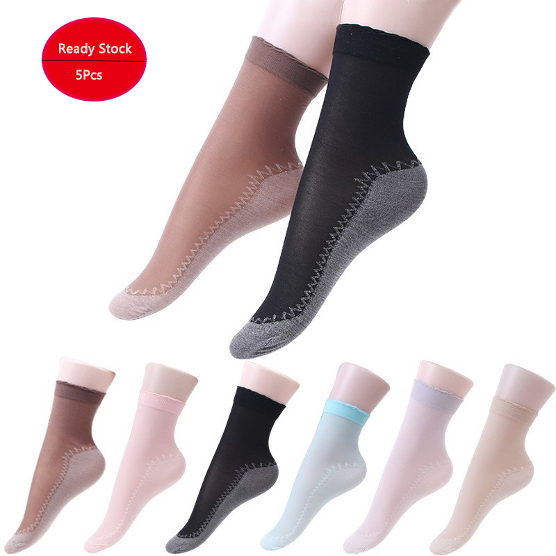 Ladies Pure Cotton Stockings Thin Stockings