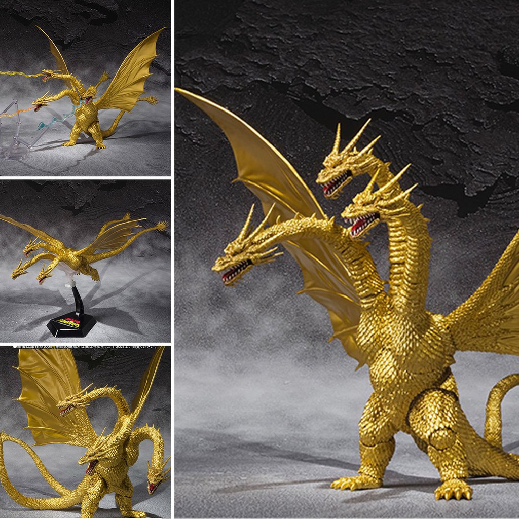 Figma ฟิกม่า MonsterArts King Ghidorah คิงกิโดราห์ มังกรทอง 3 หัว จาก Godzilla ก็อดซิลล่า 2 ราชันแห่