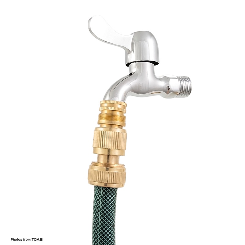 ข้อต่อทองเหลือง อุปกรณ์ข้อต่อสายยาง ข้อต่อก๊อกน้ำ ข้อต่อสายยาง ขนาด 3 หุน / 4หุน / 5 หุน / 6 หุน พร้อมส่ง - รูปที่ 5