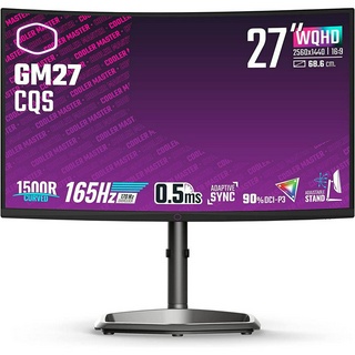 MONITOR (จอมอนิเตอร์) Cooler Master GM27-CQS 27" Curved Gaming Monitor - 165Hz 0.5ms, VA Panel (CMI-GM27-CQS-EK)