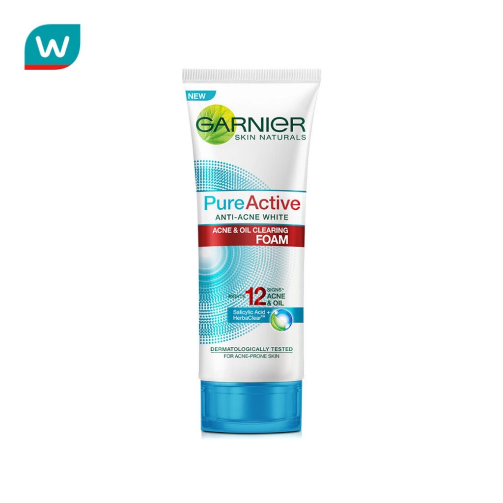 Garnier การ์นิเย่ เพียว แอคทีฟ โฟม 100 มล.