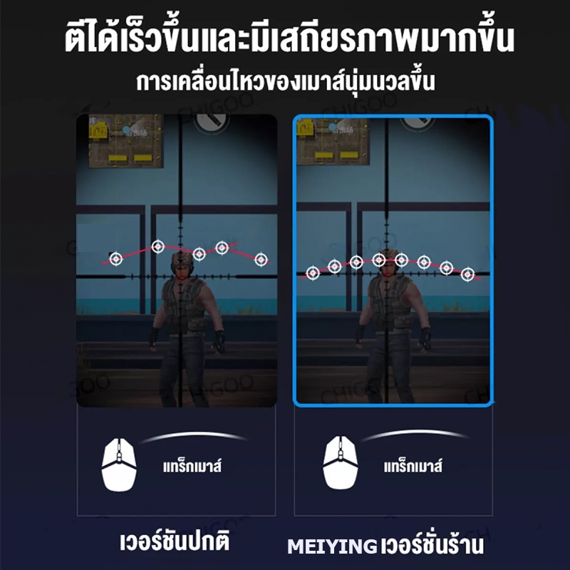 คีบอร์ดเกมมิ่ง PUBG Freefire คีบอร์ดมือถือ แป้นพิมพ์เชิงกล Gaming Keyboard เหมาะสำหรับเล่นเกม คีย์บอร์ดเล่นเกมมือเดียว
