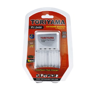 Toriyama แท่นชาร์จ FX2400 + ถ่าน AA1200 mAh /แพค 4 ก้อน