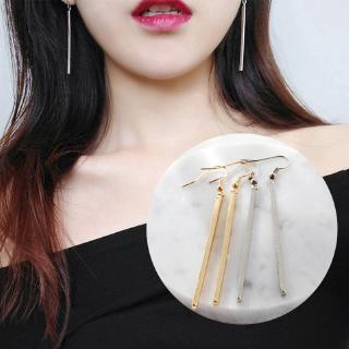  Simple Korean alloy earing long strip ear hook