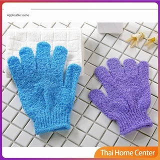 ถุงมืออาบน้ำ ถุงมือขัดผิวอาบน้ำ ขจัดเซลล์ผิวเก่า พร้อมส่ง ผ้าขนหนูอาบน้ำ Glove-style bath towel