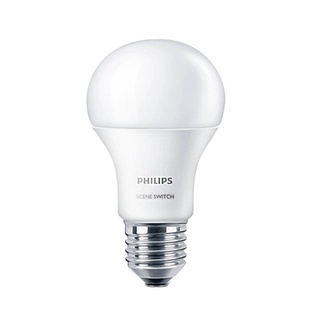 Therichbuyer หลอดไฟ LED 8 วัตต์ Cool Daylight - Warm White PHILIPS รุ่น SCENESWITCH A55 E27