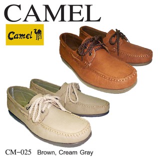 Camel CM-025 รองเท้าหนังลำลองสำหรับสุภาพบุรุษ