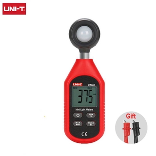 UNI-T UT383 Light Meter 200,000 LUX Digital Luxmeter Luminance Lux Fc Test Max Min Illuminometers Photometer