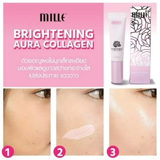 MILLE Brightening Aura Collagen 6g มิลเล่ ไพร์เมอร์ ไบรท์เทนนิ่ง ผิวฉ่ำวาว