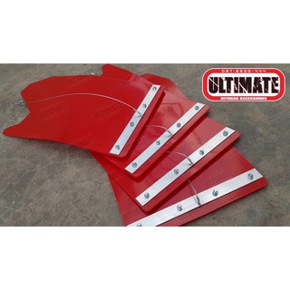 กันโคลนสีแดงล้วน กันโคลน บังโคลน แผ่นกันโคลน สไตล์ครอสคันทรี…