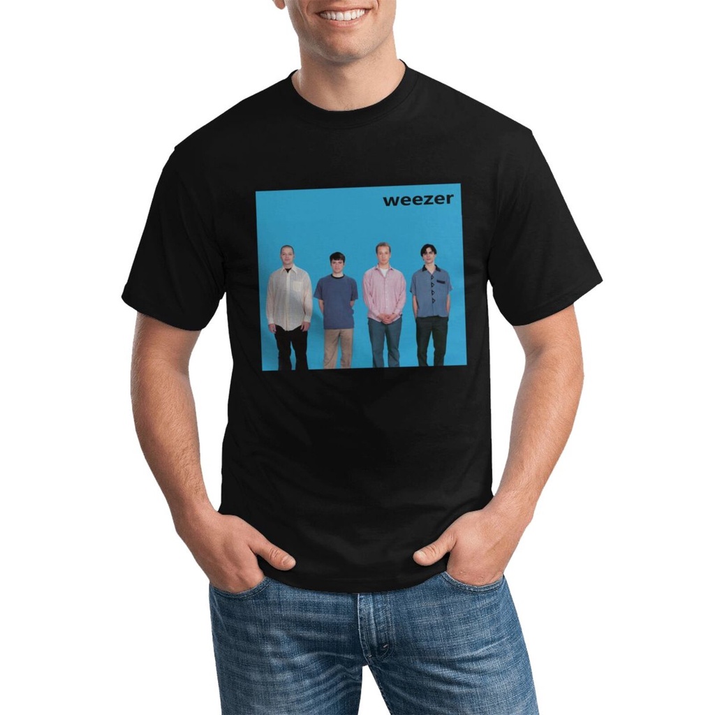ที่กําหนดเองตลกบุรุษเสื้อยืด Bargain Weezer อัลบั้มไวนิล Cd ฝาครอบสีต่างๆที่มีอยู่