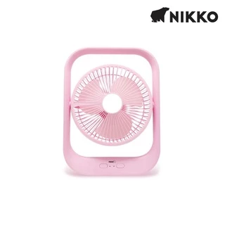 NIKKO พัดลมชาร์จไฟอเนกประสงค์ พร้อมโคมไฟ (NKMF-L2837)