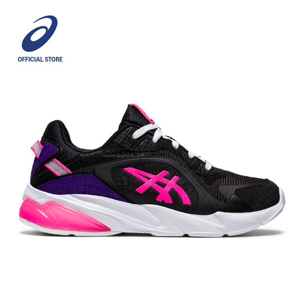 asics gel black and pink