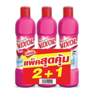 วิกซอล น้ำยาล้างห้องน้ำ กลิ่นพิ้งค์พาราไดซ์ 900 มล. x 2 ฟรี 1 ขวด