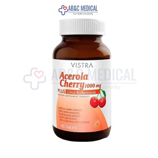 Vistra  Acerola Cherry 1000mg 150 เม็ด วิตามินซี วิตามินบำรุงผิว วิสทร้า