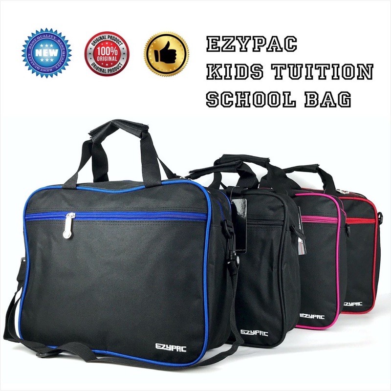 EZYPAC Kids Tuition School Bag - Hand Carrying & Sling Messenger Tuition Bag / Beg Tusyen Sekolah EZ