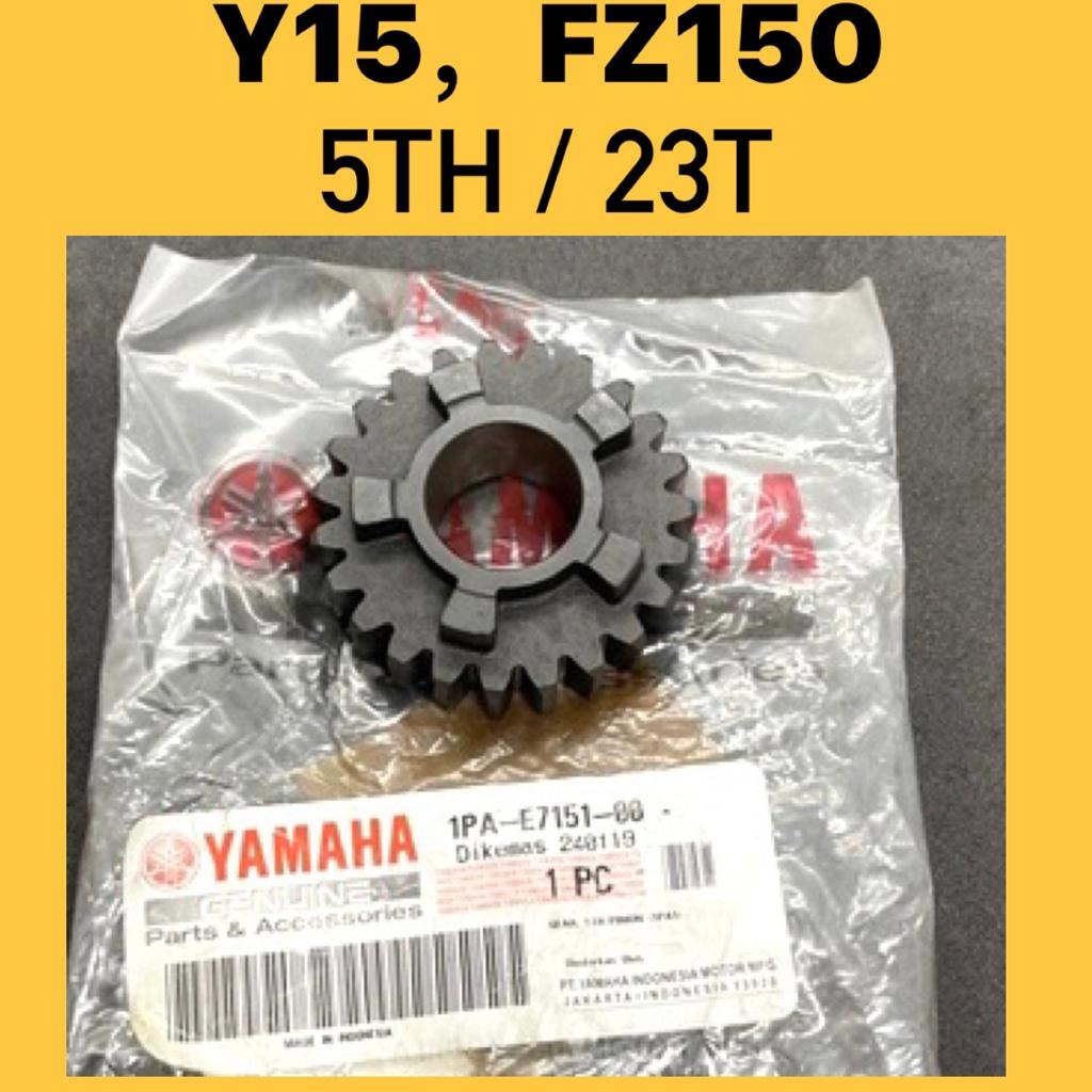 YAMAHA FZ150 เกียร์เครื่องยนต์ - 23T / 5TH (OE) 1PA-E7151 // FZ150I FZ 150 YSUKU Y15ZR Y15 ENGINE PI