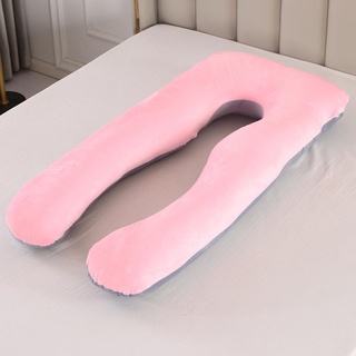 【บลูไดมอนด์】Dropshipping Pregnant Women Sleeping Support Pillow Cotton Pillowcase U Shape Maternity Pillows Pregnancy Si