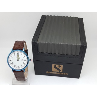 นาฬิกา STEINHAUSEN MENS GWL493 LRCA DUNN LUXE ANALOG SWISS QUARTZ พร้อมกล่อง (ใหม่)