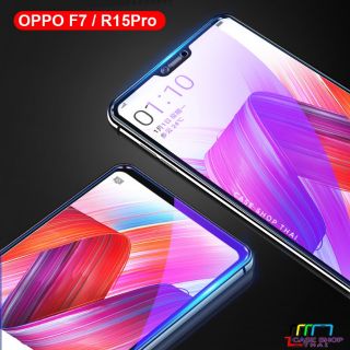 กระจกนิรภัย OPPO F7 / R15PRO แบบเต็มจอไม่มีขอบสี OPPO F7 / R15PRO A3s