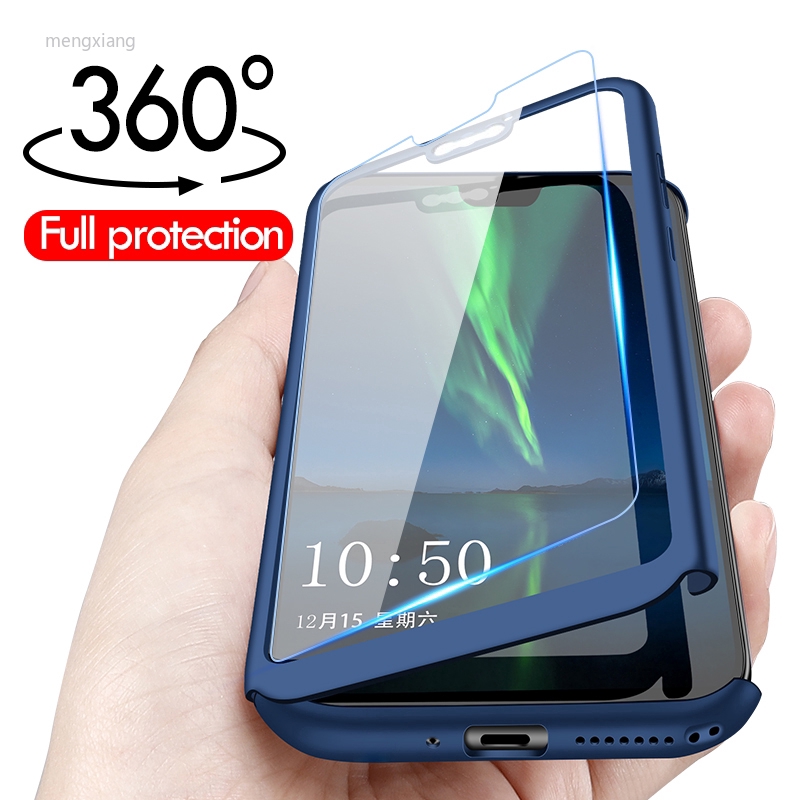Huawei Nova 3 Case Huawei Nova 3i 5T Case Protective Cover With Tempered Glass 360 Full Cover Cases