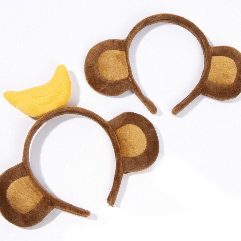 Mya Headbands นุ่มน่ารัก ดีไซน์การ์ตูนสัตว์ พร้อมห่วงยางลายลิง สำหรับงานปาร์ตี้ธีมสนุกๆ - รูปที่ 4