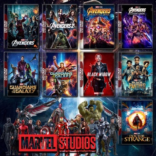 รวมหนัง Marvel Set 3  The Avengers ภาค 1-4 + Guardians of the Galaxy ภาค 1,2 + Black Panther DVD Master พากย์ไทย