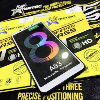 ฟิล์มกระจก OPPO A83 , A77 , A37 เต็มจอ    ยี่ห้อStartec คุณภาพดี ทัชลื่น ปกป้องหน้าจอได้ดี แข็งแกร่งระดับ 9H