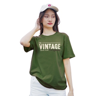 haas Vintage เส้อยืดผ้านิ่มใส่สบาย ขายดีติดอันดับ ! (UNISEX) SBSK2559