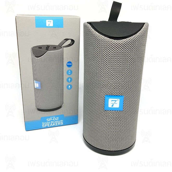 Smart Wireless SPEAKERS 7SP-02ลำโพงบลูทูธ PS 7Degrees Bluetooth Speaker SP-02