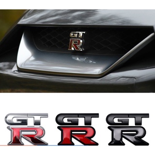 โลโก้ ตัวอักษร นิสสัน จีทีอาร์ งานโลหะ Metal GTR Logo NISSAN GTR Car Auto R35 emblem