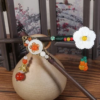HANDMADE ปิ่นปักผมสไตล์จีนขนาด 18 / 15 ซม .
