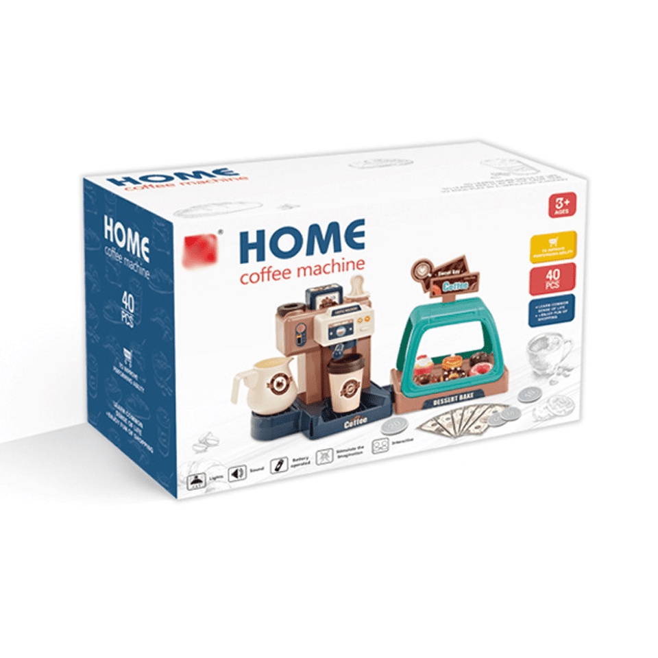 Home Coffee - เครื่องทำกาแฟ 40 ชิ้น เล่นสนุก