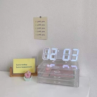 นาฬิกาดิจิตอล นาฬิกา LED นาฬิกาตั้งโต๊ะ แขวนผนัง LED Digital Wall Clock #B-029