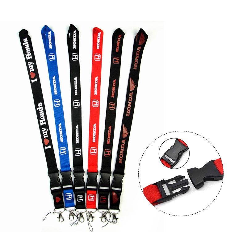 พวงกุญแจสายคล้องโทรศัพท์มือถือและกล้อง 6 สีสําหรับ Honda