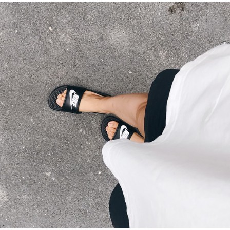 รองเท้าแตะ Nike Originals เหมาะกับใส่กลางแจ้ง แฟชั่นคู่รัก สําหรับผู้ชาย และผู้หญิง