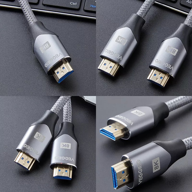 Veggieg Cable HDMI 2.1 8K 60Hz 48Gbps. 1.5M/2M/3M/5M สาย HDMI คุณภาพสูง V2.1 - รูปที่ 2